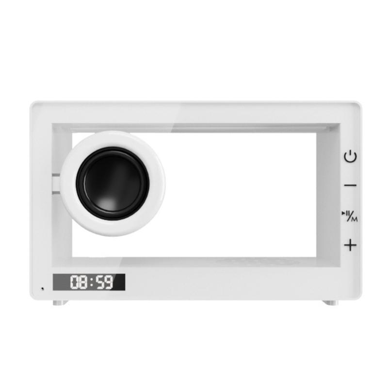 

Transparent BT5.1 Speaker Featuring 5W Power 120HZ-18KHZ Frequency and Color Lighting for Home or Travel 1 білий