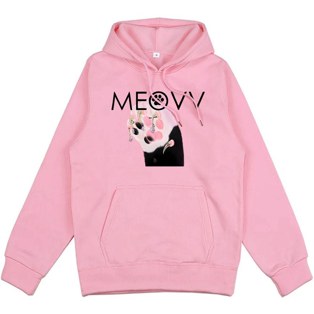Pánské Dámské Oblečení Meovv Mňau Kawaii Grafické Mikiny Ležérní Ropa Hombre Mikiny Roztomilý Kreslený Potisk s Kapucí