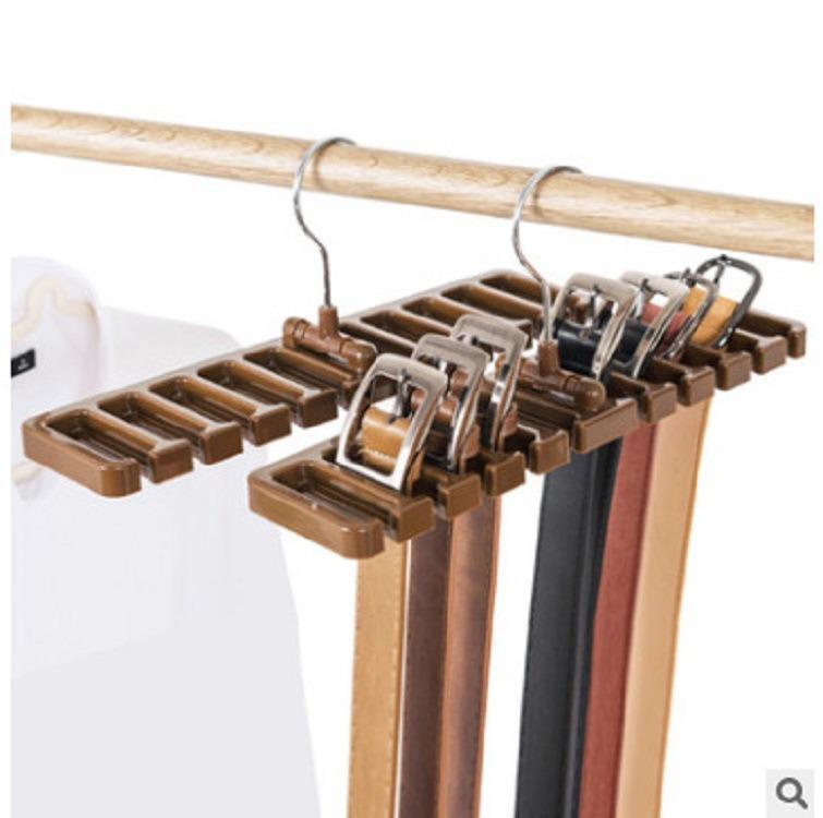 Belt, Tie, and Scarf Organizer Rack - Multi-functional Hanger and Display Stand