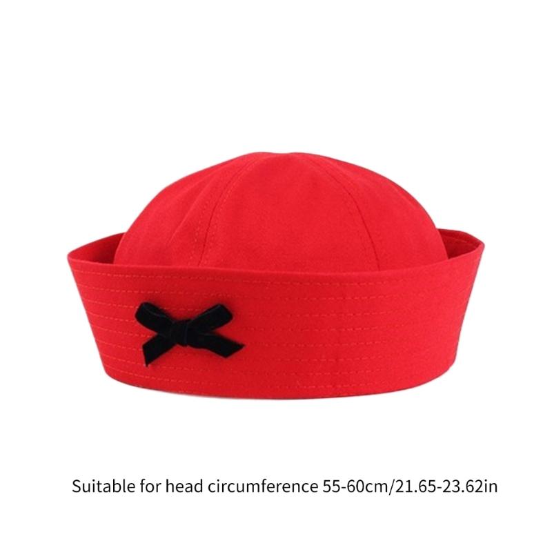 Japanische Baskenmütze für heiße Mädchen Mode Cosplay Kostümhut Fliege Matrosenmütze Teenager Mädchen JK Uniformmütze Party Kopfschmuck