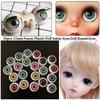 50pcs 12mm Doll Round Eyes Plastic Simulation Ceramic Eye Accessories Puppet Making Dinosaur Eyes