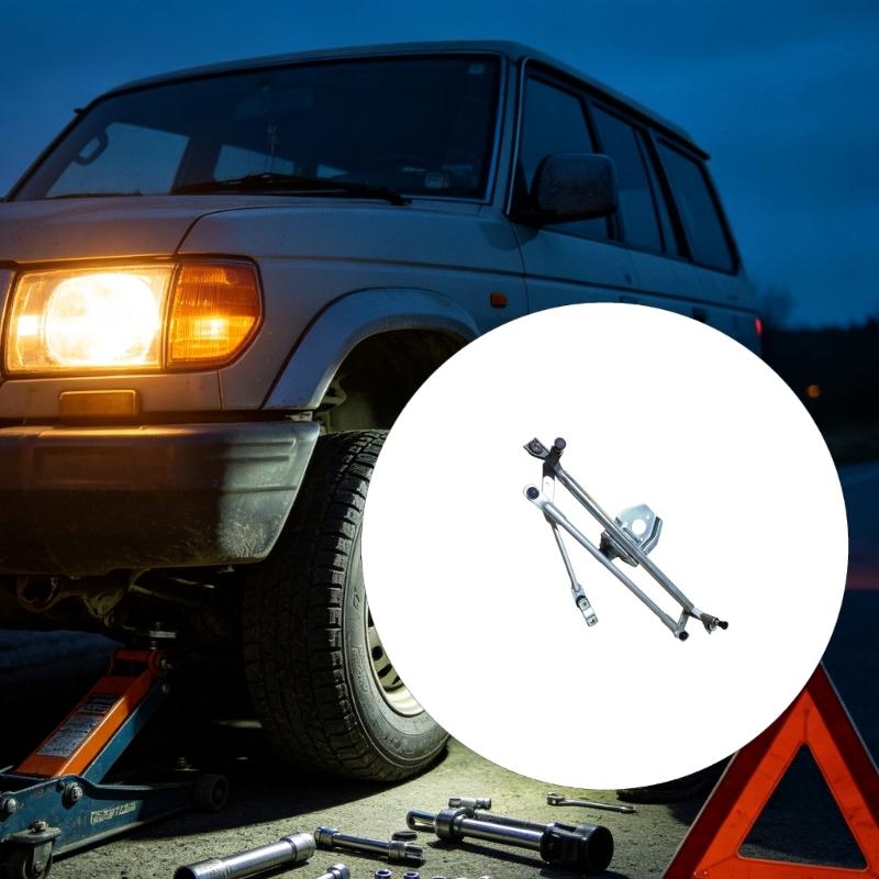 Front Windshield Wiper Transmission Linkage Assembly 93196316 Automobile Parts Wiper Linkage Rod Easy to Install