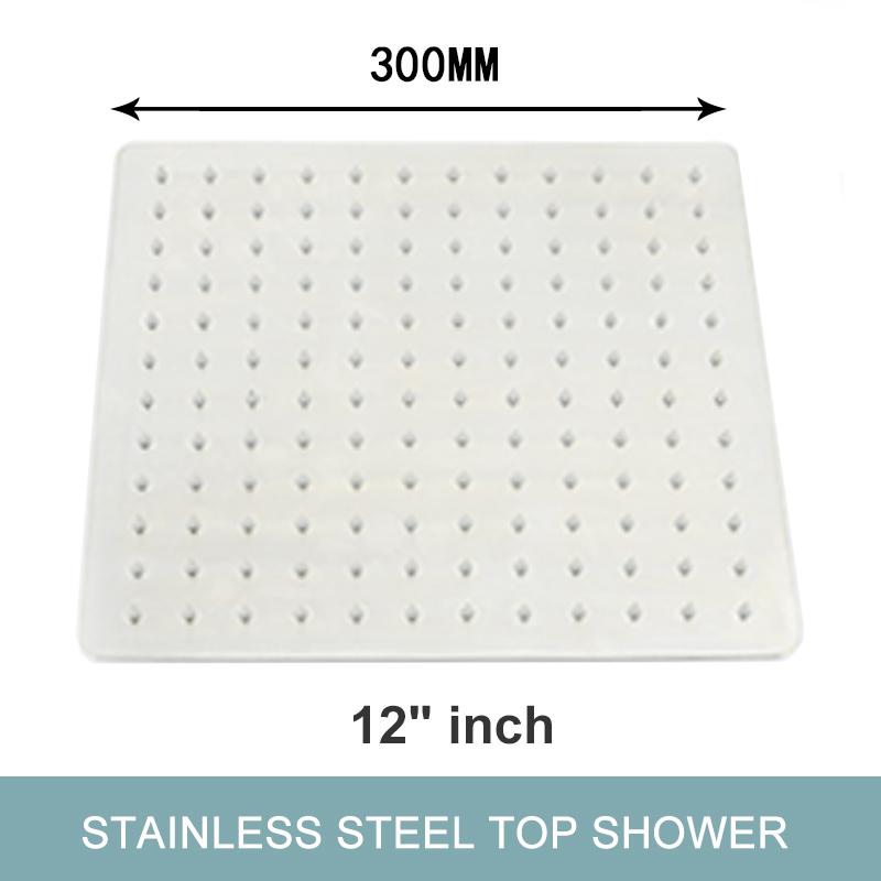 

Душевая лейка Rainfall из матовой нержавеющей стали для ванной комнаты, настенное крепление, 8/10/12 дюймов, круглая или квадратная верхняя часть душевой лейки