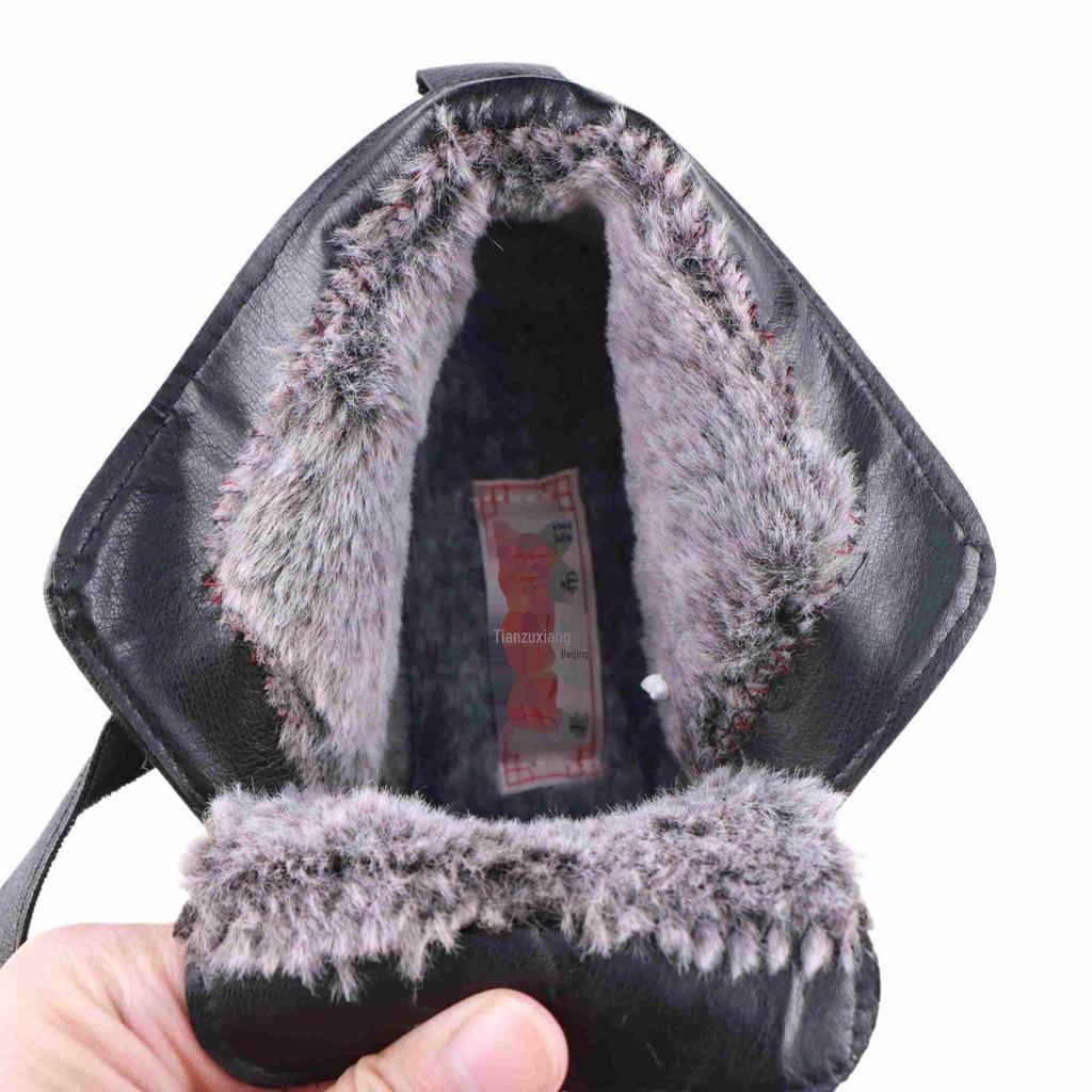 Women's Winter Cotton Shoes - Warm, Velvet-Lined, Middle-Aged & Elderly Style