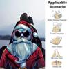 1Pc Christmas Skull Santa Blanket Soft And Comfortable Casual Warm Camping Travel Christmas Halloween Gift M921531