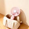 Portable Mini Bladeless Electric USB Rechargeable Three-Speed Handheld Fan with Clip for Outdoor Hotel Cars RVs & Household Use