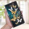 Butterfly Case for Motorola Moto G85 G75 G55 G35 G15 G05 Etui Leather Painted Case for Moto G85 G 85 Capa Stand Book Cover Funda