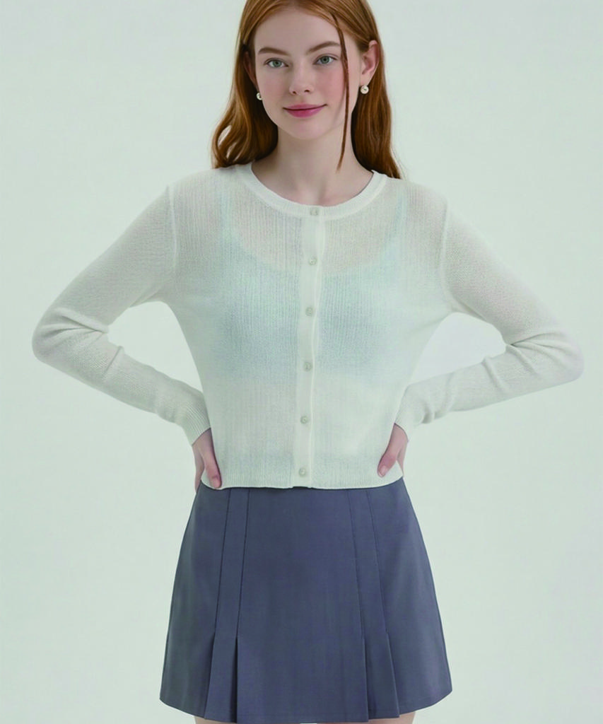 Hypernet Wrap Point Pleated Skirt