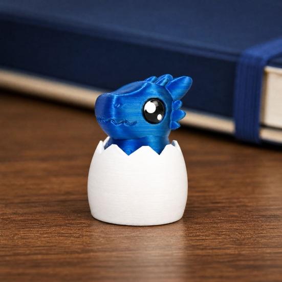 Dinosaur Egg Fidget Clicker, 3D Printed Cute Dinosaur Clicker, Keyboard Fidget Toy, Stress Relief Toy for Office Desk Students