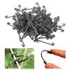 100Pcs Grape Grafting Clips Garden Plant Vegetable Vine Fixing Clamp Black