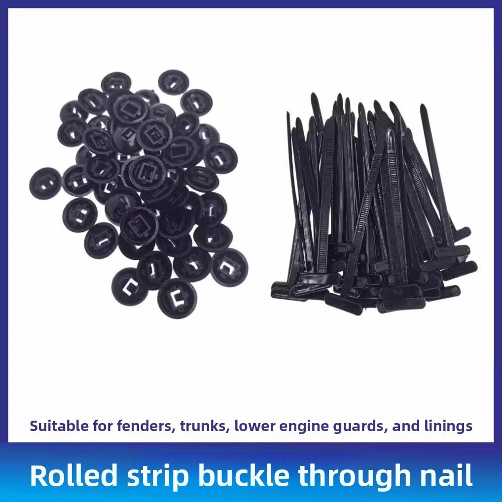 3 Pcs Fixed Multi-purpose Cable Tie Buckle with Through-hole Fastener