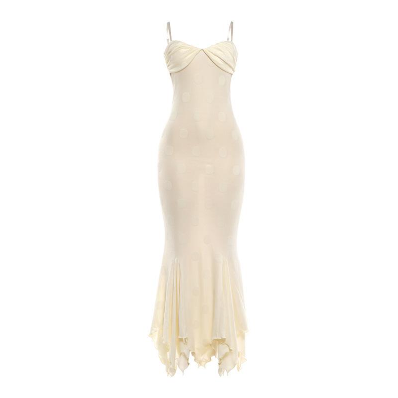 KDA European and American Style Summer New Women's Clothing Slim Fishtail Skirt Sexy Suspender Dress