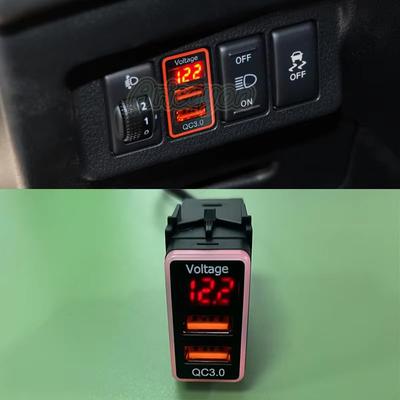 Zmart Nissan Kompatibel X-Trail Y61 Y62 mit Spannungsanzeige für Sylphy Qashqai Tiana Sunny