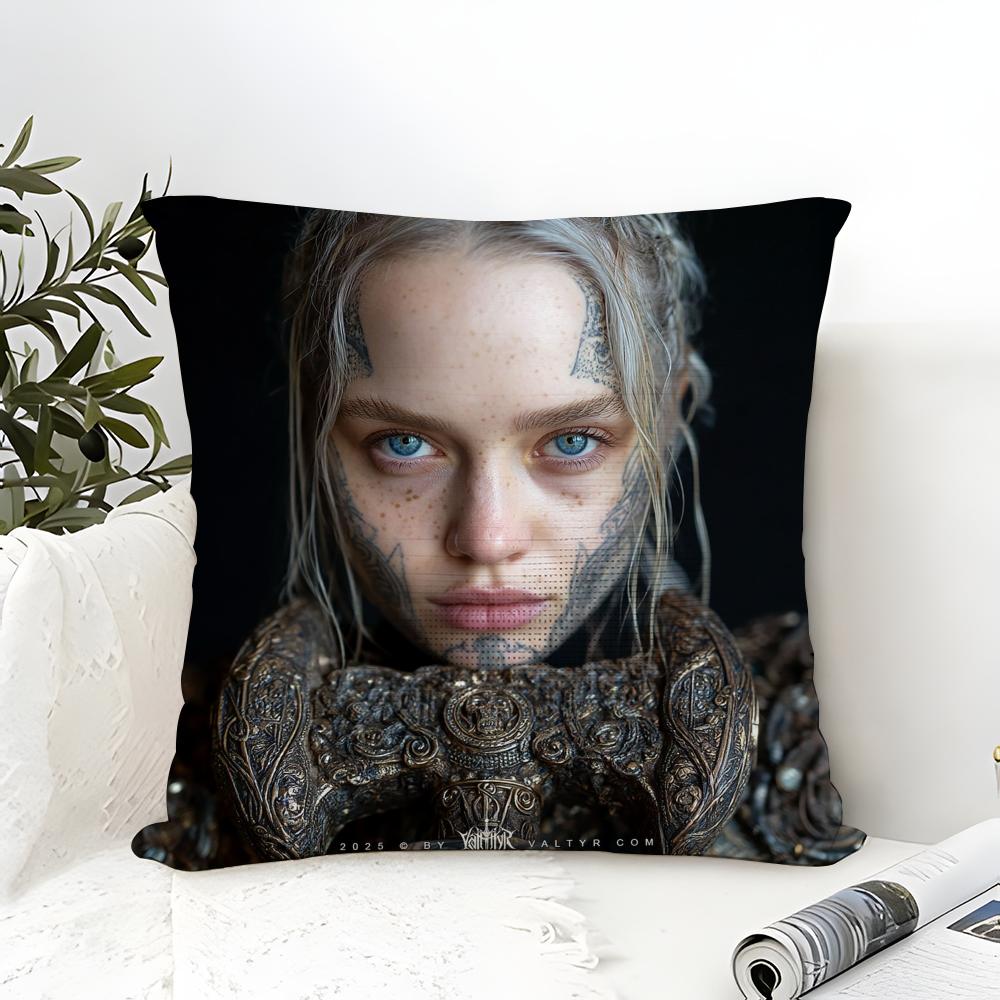 L-Legend Of The Dark Elf H-Halvarth The Nordic People Of Thunder Linen Pillow Case Sofa Home Decor Cushion Cover Cushion Cove