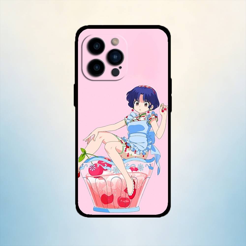 AAA Anime Ranko Phone Case For iPhone 17,16,15,14,13,12,11 Plus,Pro Max,XS,Soft Silicone Black Cover