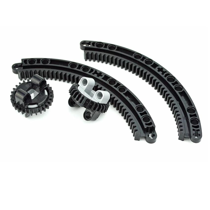 Mattoncini da Costruzione Fai da Te MOC Cremagliera Parte Tecnica 99009 99010 64781 6630 3743 24121 Accessori EV3 Compatibile Con Mattoncini di Marca