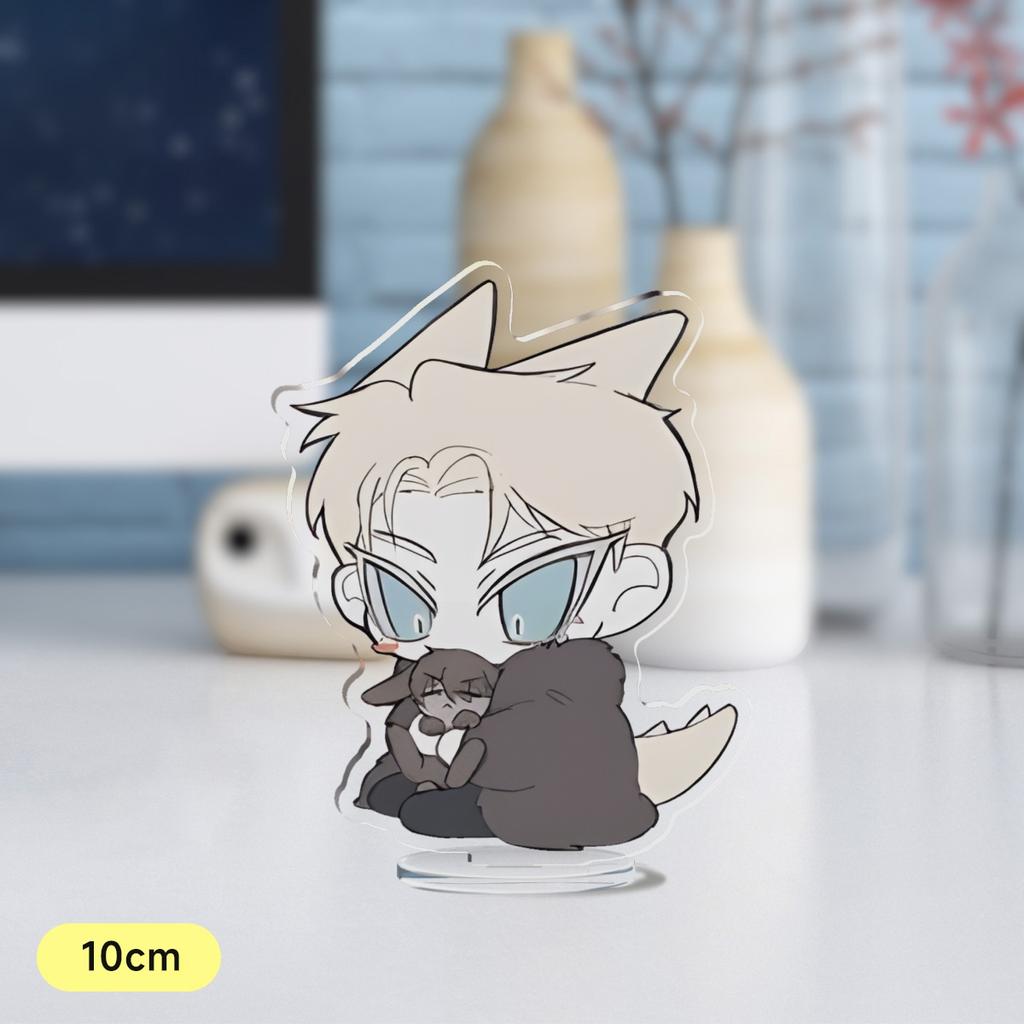 Hot Korean Cartoon BL Manga Anime Roses and Champagne Acrylic Stand Figure Standing Desktop Display Fans Collection Jewelry Gift