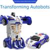 Popular Children's Deformed Toy Robot and Car Set for Educational Play At Street Markets and Night Stalls.