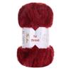 Coarse Faux Fur Yarn Ball - Long Hair Mink for DIY Knitting: Hat & Scarf Kit