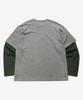 GOLDEN SUNSHINE Layered Stripe Long Sleeve_Melange