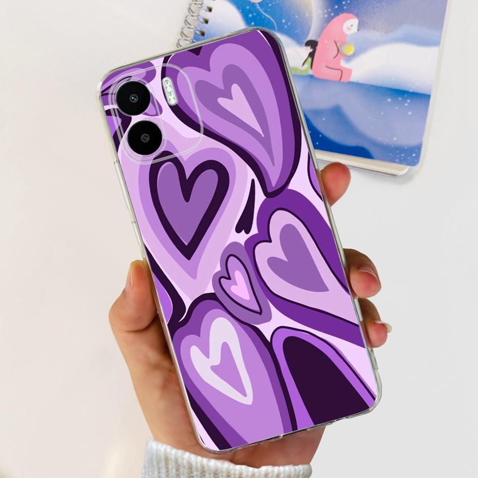 For Redmi A2 Case Funda Cute Dinasaur Soft Silicone Phone Case For Xiaomi Redmi A2 Plus A2+ Cover Bumper for Mi A2 Lite Coques