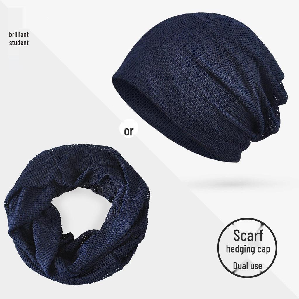Unisex Brimless Mesh Pullover Hat for Spring/Summer - Cool, Soft & Breathable Japanese/Korean Style