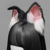 Adult Children Cartoon Fox Ears Shaped Headband Plush Hair Hoop Live Broadcast Rave Christmas Cosplay Party Headpieces
