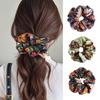 Retro Print Fabric Hair Tie – Stylish Elastic Band for Women's Hair Styling