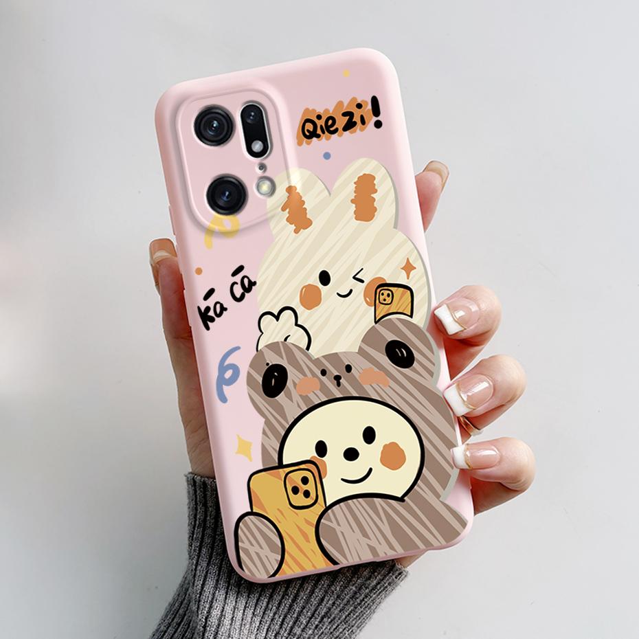 For Oppo Find X5 Pro Lite Phone Case Cute Astronaut Soft Slim TPU Silicone Back Cover For Oppo Find X 5 X5Pro X5Lite Bumper Capa