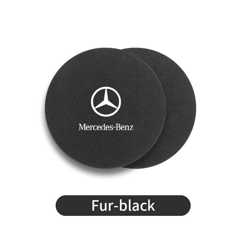

Car Coaster Water Cup Bottle Holder Anti-slip Pad Mat Interior For Benz W202 W212 W126 W140 W168 W177 CLS GLE GLC GLS CLA