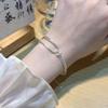 Korean Style Geometric Arc Knotted Bracelet - Elegant & Trendy Women's Fashion Jewelry