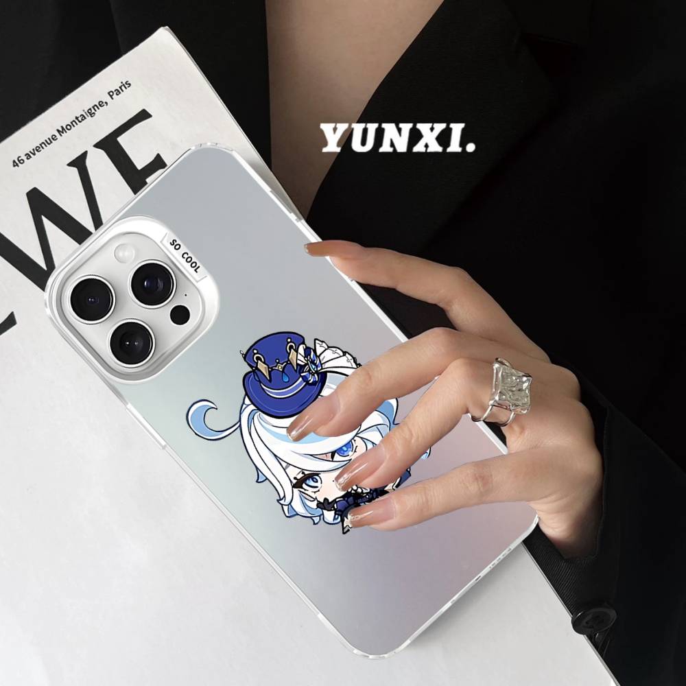 Anime Genshin Impact Phone Cases For IPhone 17 16 15 14 13 12 11 Plus Pro Max Pro Color Matte Cover