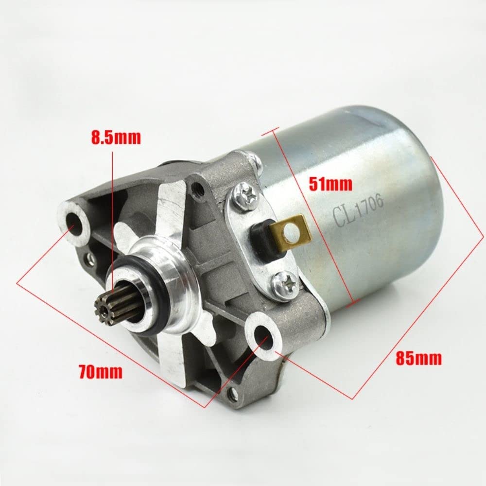 one+lifestyle Honda Dio Today Lead Spacy Starter Motor - Aftermarket Part, Compatible with OEM Parts - Motorcycle Repair and Replacement