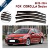 Fensterheber für Toyota Corolla 2019-2025 Limousine | 4 Stück Regenschutz Windabweiser | Auto Wetterschutz Zubehör