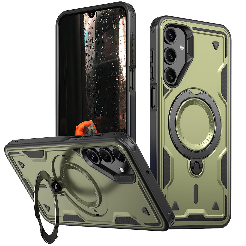 Applicable to Samsung A57 Sky Ring Magnetic Mobile Phone Case A37 Bracket A17 Anti-drop A07/A56 Protective Case A36