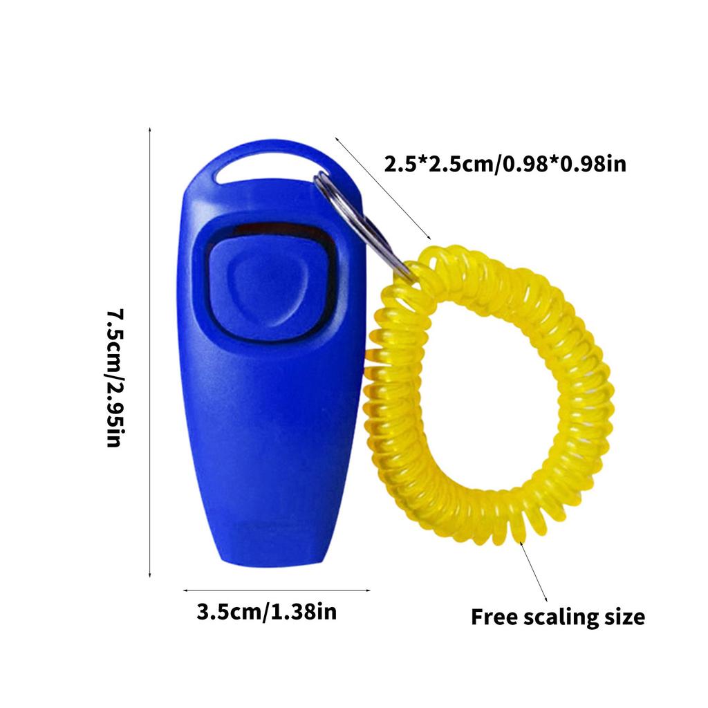 2 Stück Ergonomische Hundeklicker Pfeife Trainingsset Kunststoff Outdoor Gehtraining Gerät Für Rassen Kommandos Und Verhalten
