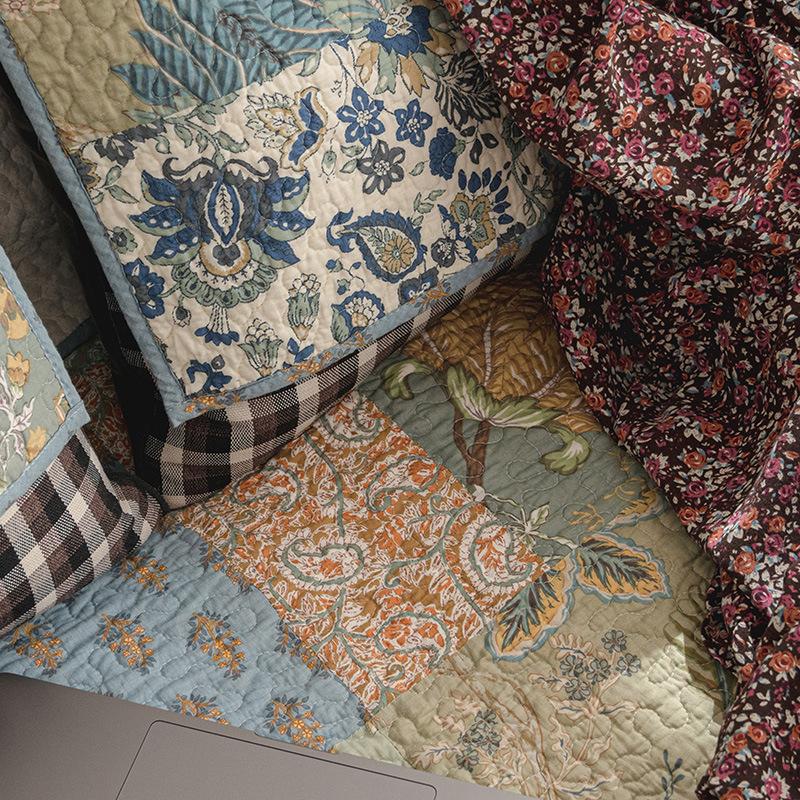 Yüksek Kaliteli Vintage Kanepe Minderi Pamuklu Kumaş Kanepe Kılıfı Yastık Kılıfı Amerikan Tarzı Ev Jakarlı Kumaş Kanepe Minderi Havlu