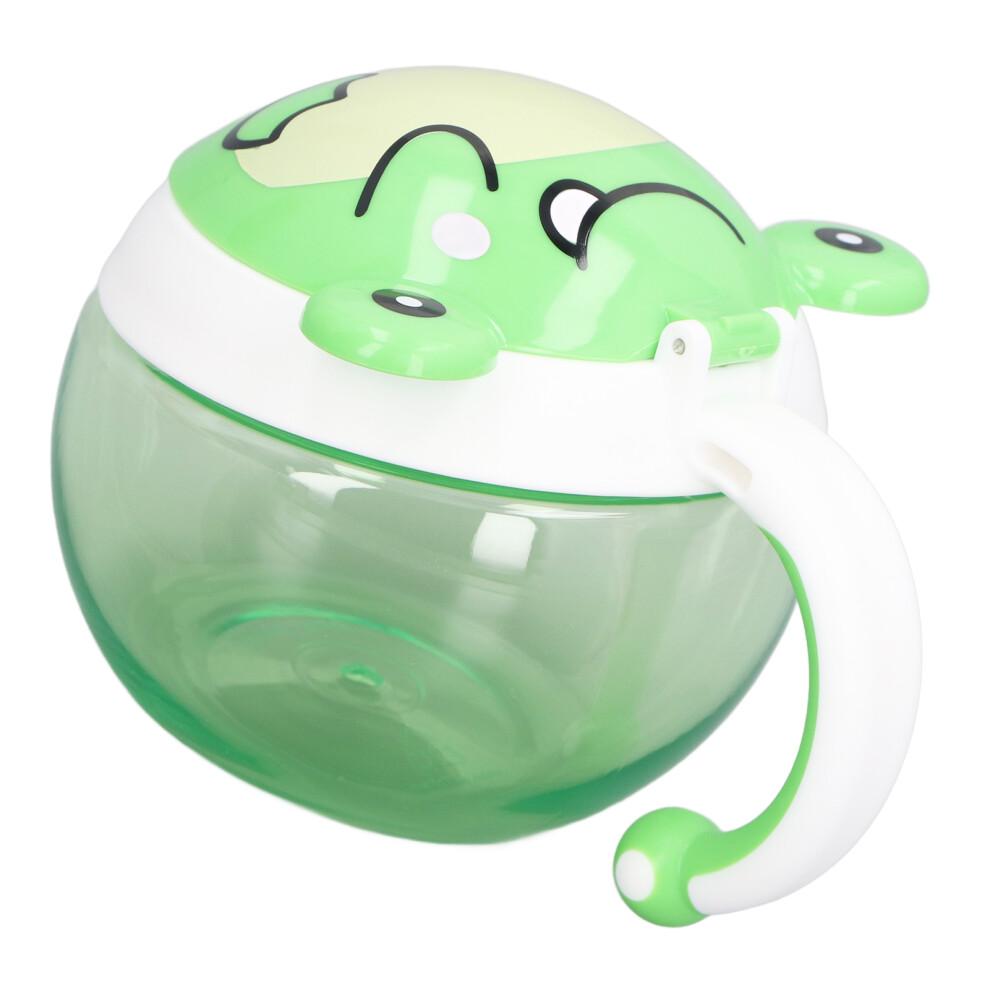 Baby Snack Container Animal Shape No Spill Impact Resistance Safe Tritan Toddler Snack Cup for Outdoor Travel Frog
