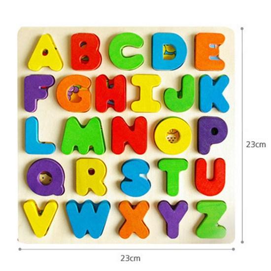 Todoribro Alphabet Three-dimensional Board Puzzle WOODENTOY-B, Korean Popular Puzzles