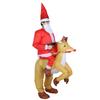 Christmas Santa Claus Cartoon Inflatable Costume for Halloween Festivals Party DecorationSanta