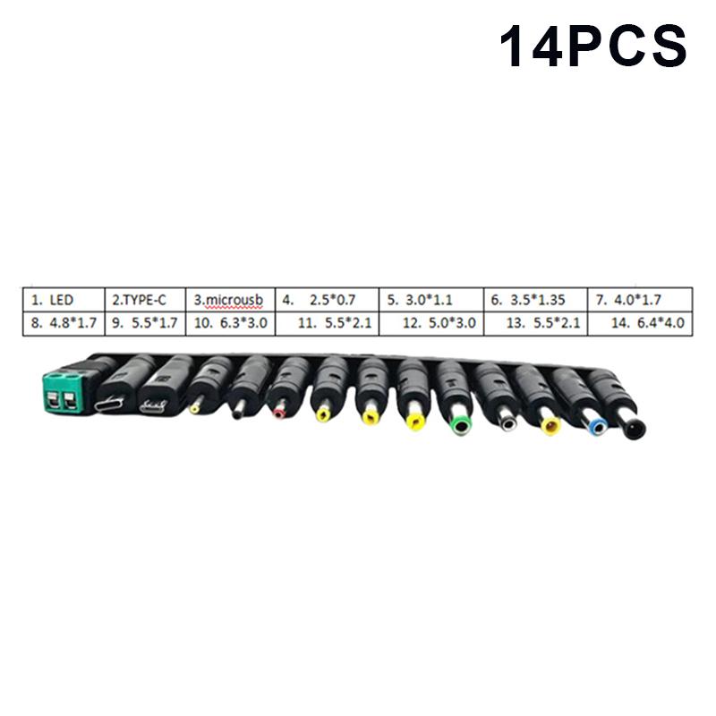 1/5/8/14Pcs Type C / Tablet Micro Usb 2.0 To Dc 5.5X2.1 Mm Power Jack Adapter Plug Usb C To Dc 5.5*2.1 Mm Connector Adapter 5V