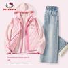 Melody Clothing Children's Wear Girls' Fleece Set 2025 New Winter Jeans Children's Fleece Top Trendy