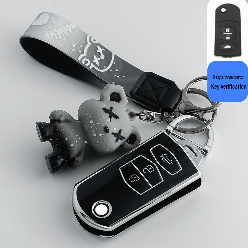 Mazda 6 Key Cover for Older Models - Compatible with Ma 6, Cheng Car, and Ma 3.