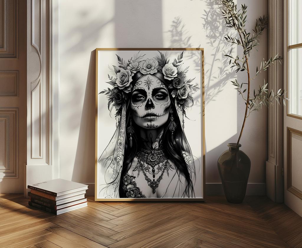 Zombie Portrait Poster