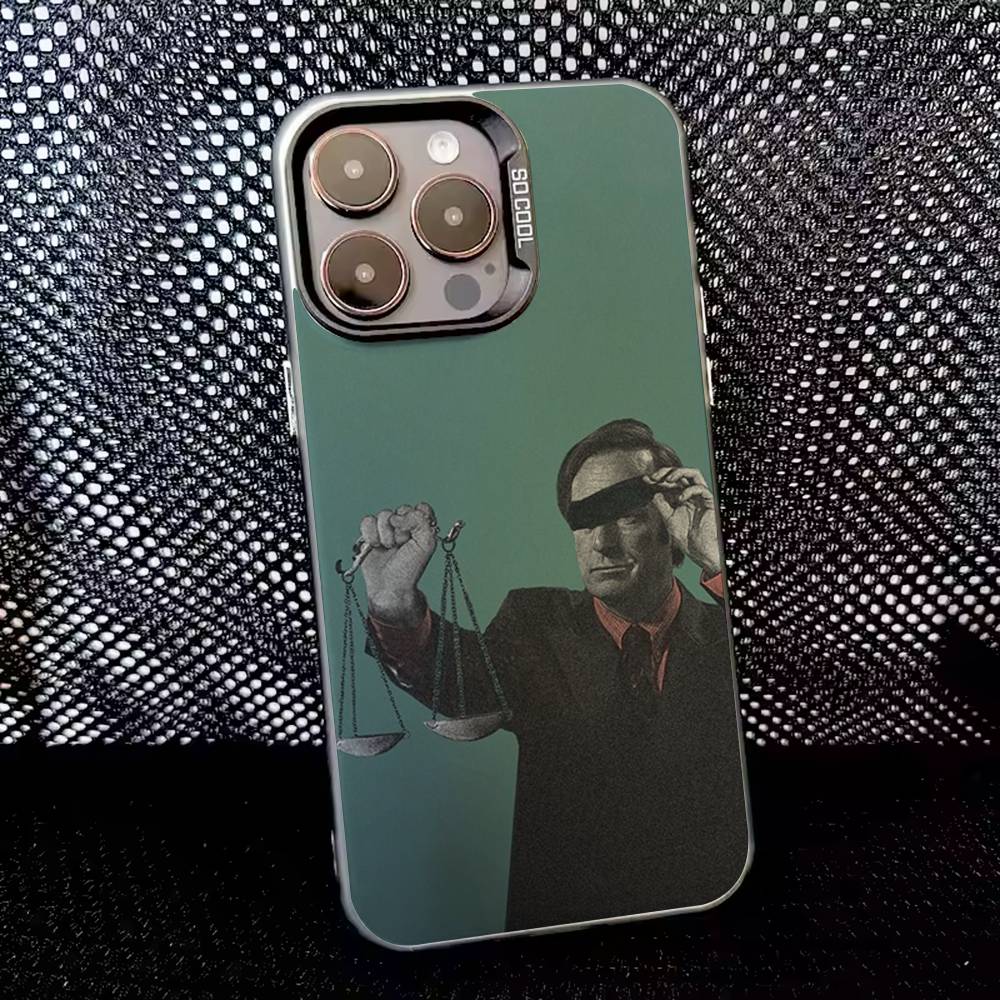 B-Better Call S-Saul Phone Case For iPhone 16,15,14,13,12,11,8,7,Pro,Max,Plus,Mini,XS,SE Anti Fall Black Matte Hard