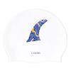 Laselin Shark Tip Swim Cap White