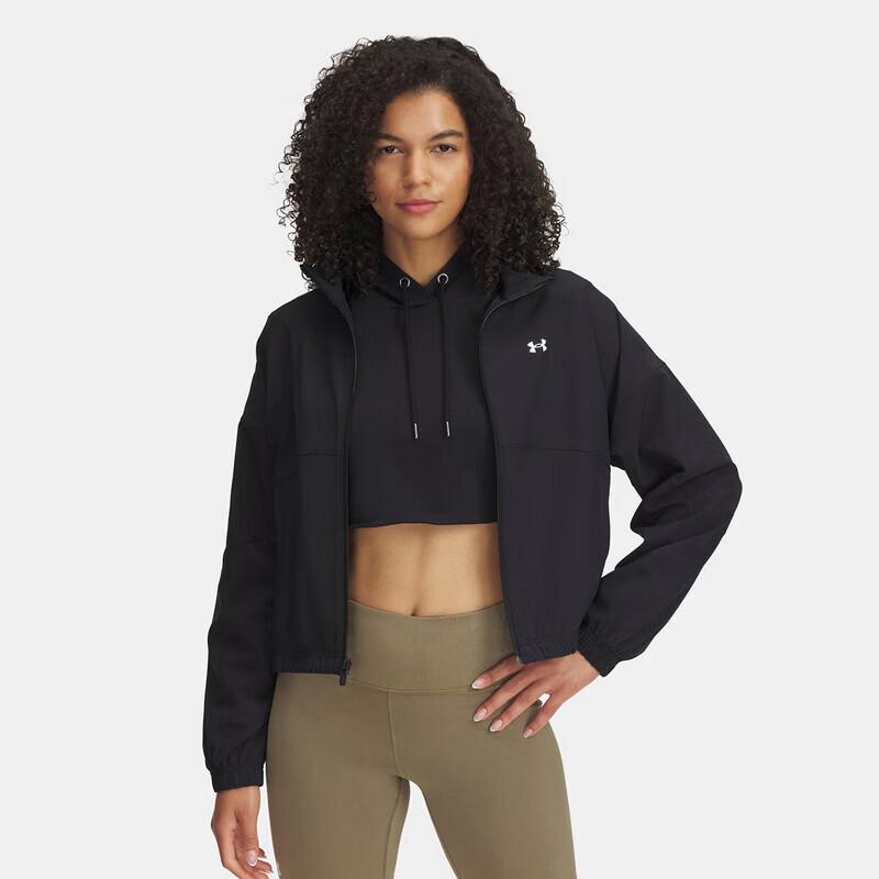 Under Armour Women s Woven Stand-Up Collar Jacket M