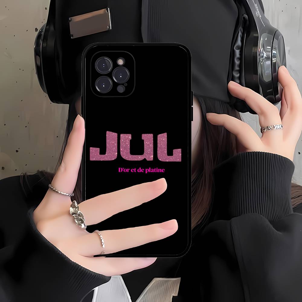 Rapper JuL C'est Pas Des Lol For IPhone 17 16 15 14 13 12 11 Pro Max Plus Shockproof Black Soft Phone Cover