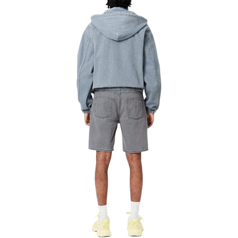 LACOSTE Washed effect Denim Shorts FH9929-FNI