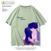 Detective Conan Anime Manica Corta Xiaolan Mouri Ran Stampata Nuova Moda Unisex e da Donna Indumenti Nuovi Casual Manica Corta